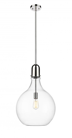 Amherst - 1 Light - 16 inch - Polished Nickel - Cord hung - Pendant (3442|492-1S-PN-G582-16-LED)