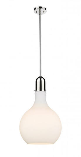 Amherst - 1 Light - 14 inch - Polished Nickel - Stem hung - Pendant (3442|492-1S-PN-G581-14)