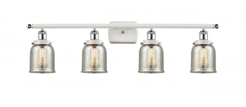Bell - 4 Light - 36 inch - White Polished Chrome - Bath Vanity Light (3442|916-4W-WPC-G58)