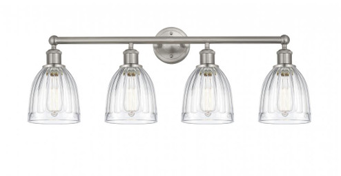 Brookfield - 4 Light - 33 inch - Brushed Satin Nickel - Bath Vanity Light (3442|616-4W-SN-G442)