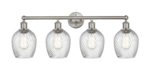 Salina - 4 Light - 33 inch - Brushed Satin Nickel - Bath Vanity Light (3442|616-4W-SN-G292)
