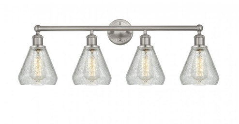 Conesus - 4 Light - 33 inch - Brushed Satin Nickel - Bath Vanity Light (3442|616-4W-SN-G275)