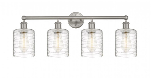 Cobbleskill - 4 Light - 32 inch - Brushed Satin Nickel - Bath Vanity Light (3442|616-4W-SN-G1113)