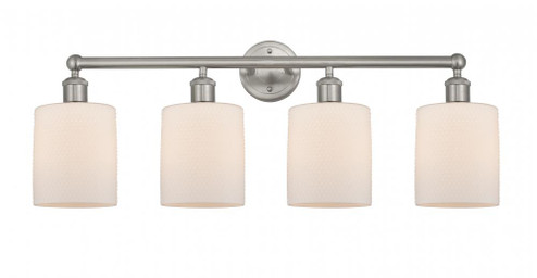 Cobbleskill - 4 Light - 32 inch - Brushed Satin Nickel - Bath Vanity Light (3442|616-4W-SN-G111)