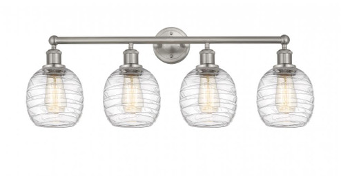 Belfast - 4 Light - 33 inch - Brushed Satin Nickel - Bath Vanity Light (3442|616-4W-SN-G1013)