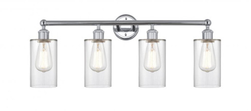 Clymer - 4 Light - 31 inch - Polished Chrome - Bath Vanity Light (3442|616-4W-PC-G802)