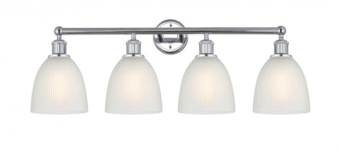 Castile - 4 Light - 33 inch - Polished Chrome - Bath Vanity Light (3442|616-4W-PC-G381)