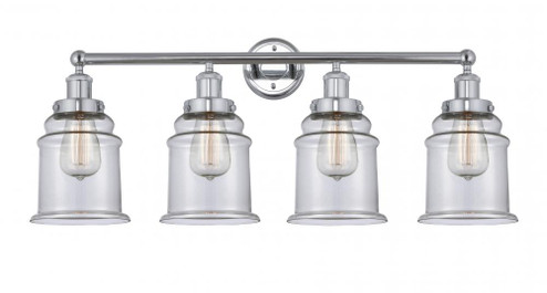 Canton - 4 Light - 33 inch - Polished Chrome - Bath Vanity Light (3442|616-4W-PC-G182)
