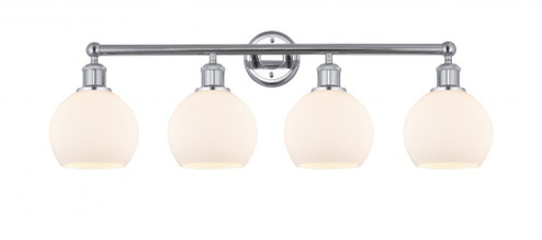 Athens - 4 Light - 33 inch - Polished Chrome - Bath Vanity Light (3442|616-4W-PC-G121-6)