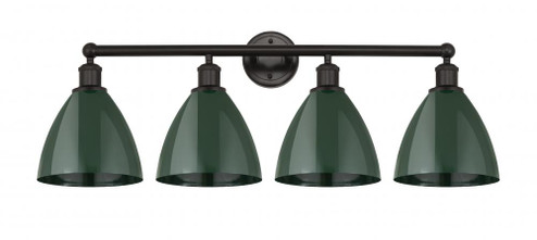 Plymouth - 4 Light - 35 inch - Oil Rubbed Bronze - Bath Vanity Light (3442|616-4W-OB-MBD-75-GR)