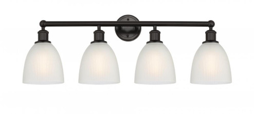 Castile - 4 Light - 33 inch - Oil Rubbed Bronze - Bath Vanity Light (3442|616-4W-OB-G381)