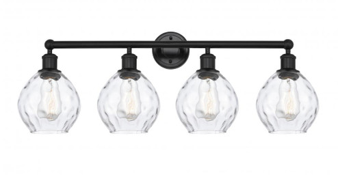 Waverly - 4 Light - 33 inch - Matte Black - Bath Vanity Light (3442|616-4W-BK-G362)