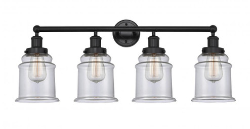 Canton - 4 Light - 33 inch - Matte Black - Bath Vanity Light (3442|616-4W-BK-G182)