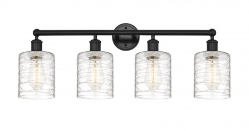 Cobbleskill - 4 Light - 32 inch - Matte Black - Bath Vanity Light (3442|616-4W-BK-G1113)