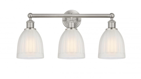 Brookfield - 3 Light - 24 inch - Brushed Satin Nickel - Bath Vanity Light (3442|616-3W-SN-G441)