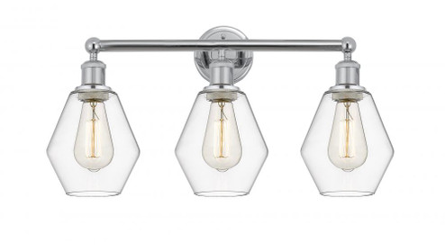 Cindyrella - 3 Light - 24 inch - Polished Chrome - Bath Vanity Light (3442|616-3W-PC-G652-6)