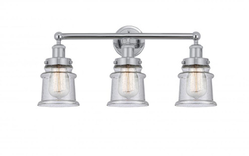 Canton - 3 Light - 23 inch - Polished Chrome - Bath Vanity Light (3442|616-3W-PC-G184S)