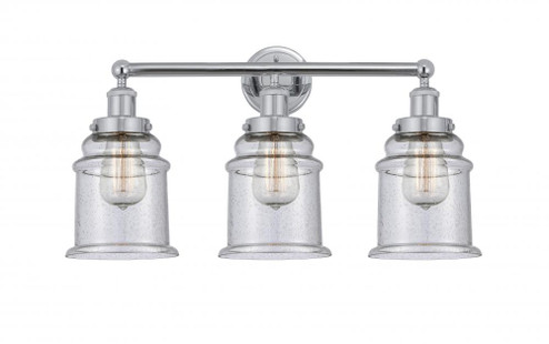 Canton - 3 Light - 24 inch - Polished Chrome - Bath Vanity Light (3442|616-3W-PC-G184)