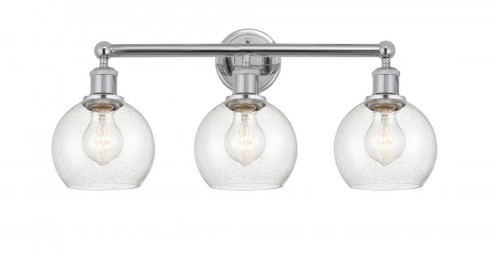 Athens - 3 Light - 24 inch - Polished Chrome - Bath Vanity Light (3442|616-3W-PC-G124-6)