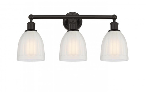 Brookfield - 3 Light - 24 inch - Oil Rubbed Bronze - Bath Vanity Light (3442|616-3W-OB-G441)