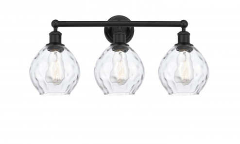 Waverly - 3 Light - 24 inch - Matte Black - Bath Vanity Light (3442|616-3W-BK-G362)
