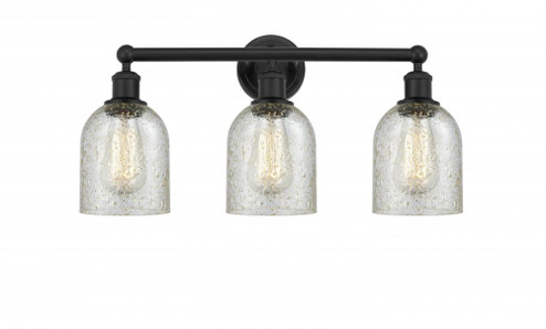 Caledonia - 3 Light - 23 inch - Matte Black - Bath Vanity Light (3442|616-3W-BK-G259)