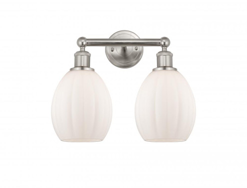 Eaton - 2 Light - 15 inch - Brushed Satin Nickel - Bath Vanity Light (3442|616-2W-SN-G81)