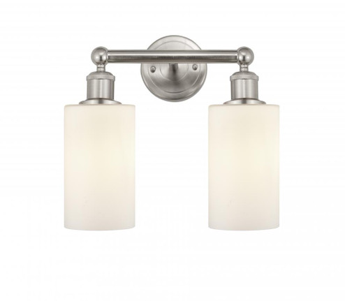 Clymer - 2 Light - 13 inch - Brushed Satin Nickel - Bath Vanity Light (3442|616-2W-SN-G801)