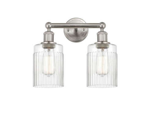 Hadley - 2 Light - 14 inch - Brushed Satin Nickel - Bath Vanity Light (3442|616-2W-SN-G342)