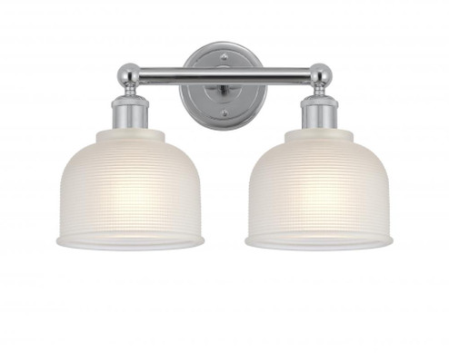 Dayton - 2 Light - 15 inch - Polished Chrome - Bath Vanity Light (3442|616-2W-PC-G411)
