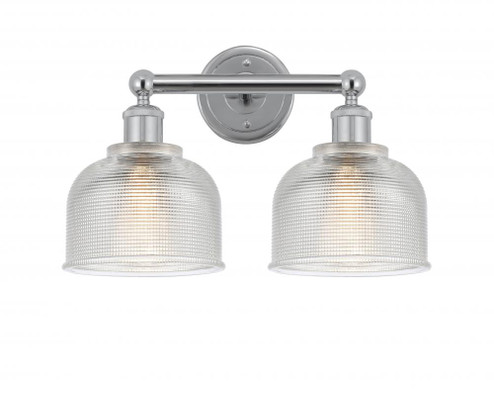 Dayton - 2 Light - 15 inch - Polished Chrome - Bath Vanity Light (3442|616-2W-PC-G412)