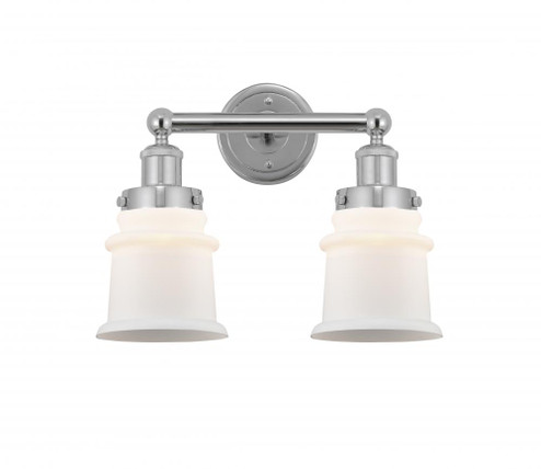 Canton - 2 Light - 14 inch - Polished Chrome - Bath Vanity Light (3442|616-2W-PC-G181S)