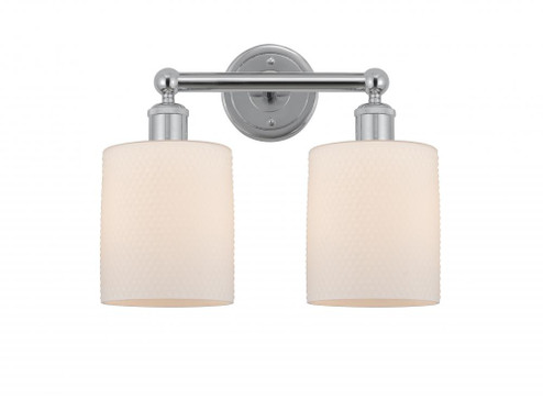 Cobbleskill - 2 Light - 14 inch - Polished Chrome - Bath Vanity Light (3442|616-2W-PC-G111)