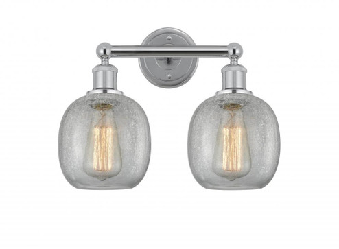 Belfast - 2 Light - 15 inch - Polished Chrome - Bath Vanity Light (3442|616-2W-PC-G105)