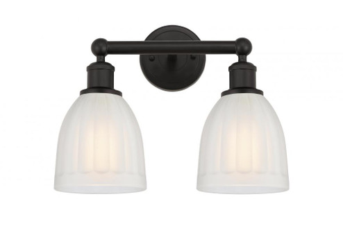 Brookfield - 2 Light - 15 inch - Oil Rubbed Bronze - Bath Vanity Light (3442|616-2W-OB-G441)