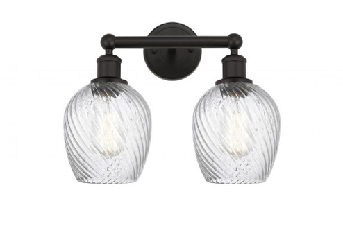 Salina - 2 Light - 15 inch - Oil Rubbed Bronze - Bath Vanity Light (3442|616-2W-OB-G292)