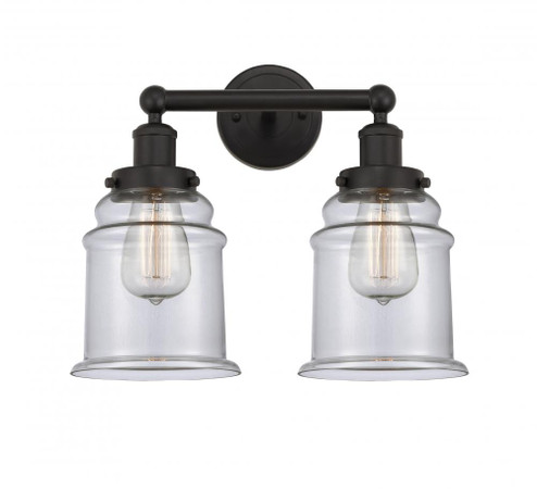 Canton - 2 Light - 15 inch - Oil Rubbed Bronze - Bath Vanity Light (3442|616-2W-OB-G182)