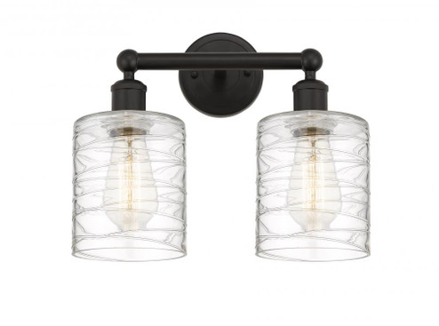 Cobbleskill - 2 Light - 14 inch - Oil Rubbed Bronze - Bath Vanity Light (3442|616-2W-OB-G1113)