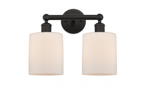 Cobbleskill - 2 Light - 14 inch - Oil Rubbed Bronze - Bath Vanity Light (3442|616-2W-OB-G111)