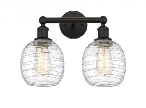 Belfast - 2 Light - 15 inch - Oil Rubbed Bronze - Bath Vanity Light (3442|616-2W-OB-G1013)