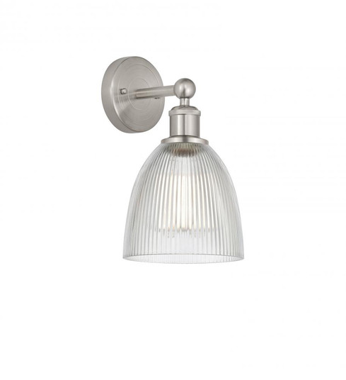 Castile - 1 Light - 6 inch - Brushed Satin Nickel - Sconce (3442|616-1W-SN-G382)