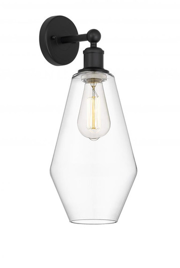 Cindyrella - 1 Light - 7 inch - Matte Black - Sconce (3442|616-1W-BK-G652-7)