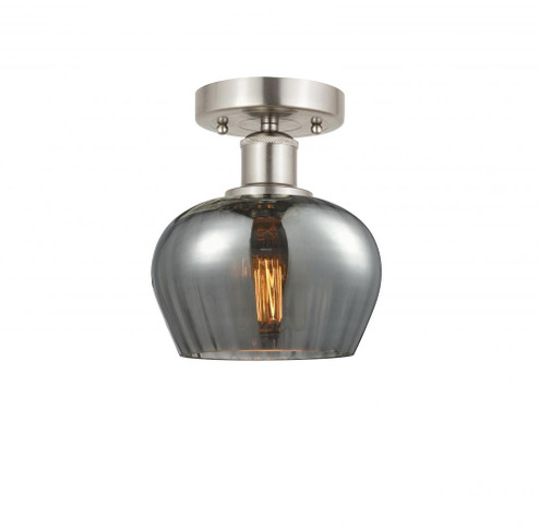 Fenton - 1 Light - 7 inch - Brushed Satin Nickel - Semi-Flush Mount (3442|616-1F-SN-G93)