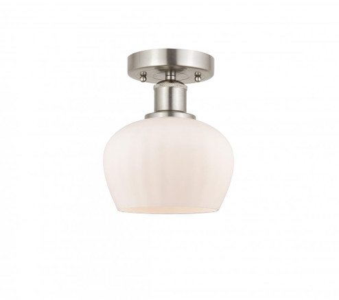 Fenton - 1 Light - 7 inch - Brushed Satin Nickel - Semi-Flush Mount (3442|616-1F-SN-G91)