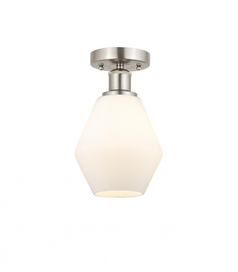 Cindyrella - 1 Light - 6 inch - Brushed Satin Nickel - Semi-Flush Mount (3442|616-1F-SN-G651-6)