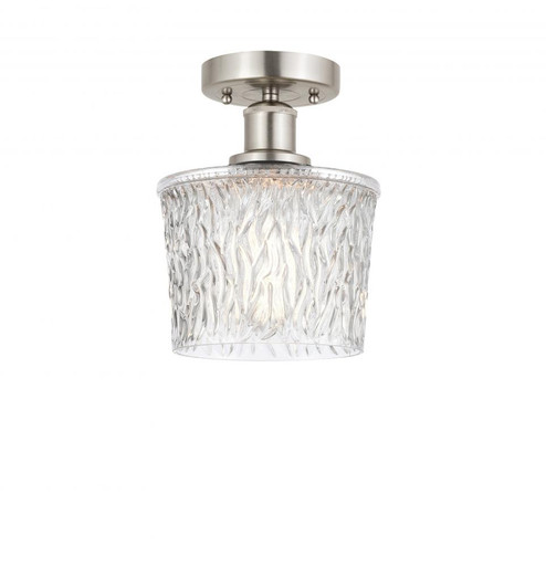Niagara - 1 Light - 7 inch - Brushed Satin Nickel - Semi-Flush Mount (3442|616-1F-SN-G402)