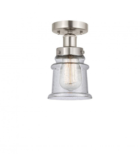 Canton - 1 Light - 5 inch - Brushed Satin Nickel - Semi-Flush Mount (3442|616-1F-SN-G184S)