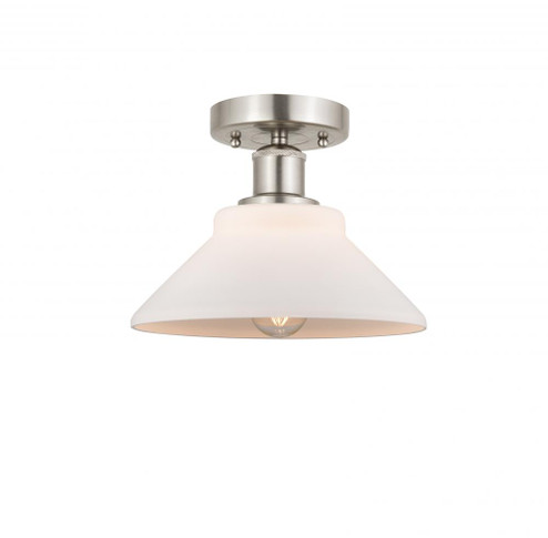 Orwell - 1 Light - 8 inch - Brushed Satin Nickel - Semi-Flush Mount (3442|616-1F-SN-G131)