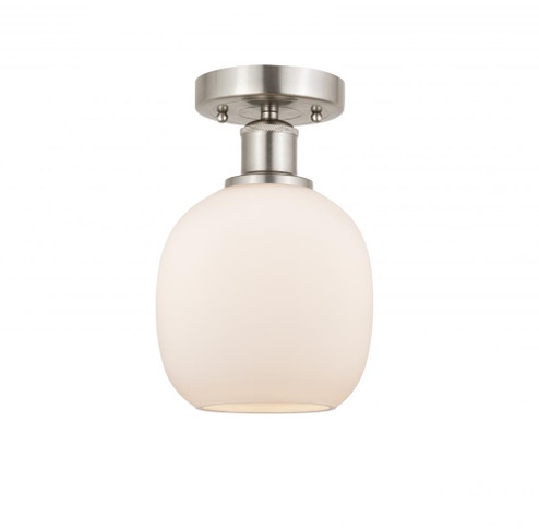 Belfast - 1 Light - 6 inch - Brushed Satin Nickel - Semi-Flush Mount (3442|616-1F-SN-G101)
