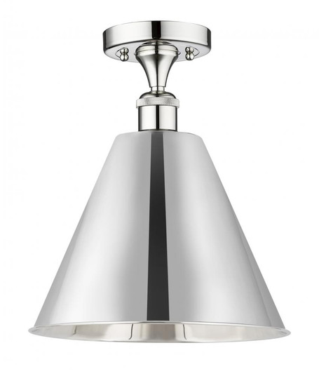 Berkshire - 1 Light - 12 inch - Polished Chrome - Semi-Flush Mount (3442|616-1F-PC-MBC-12-PC)